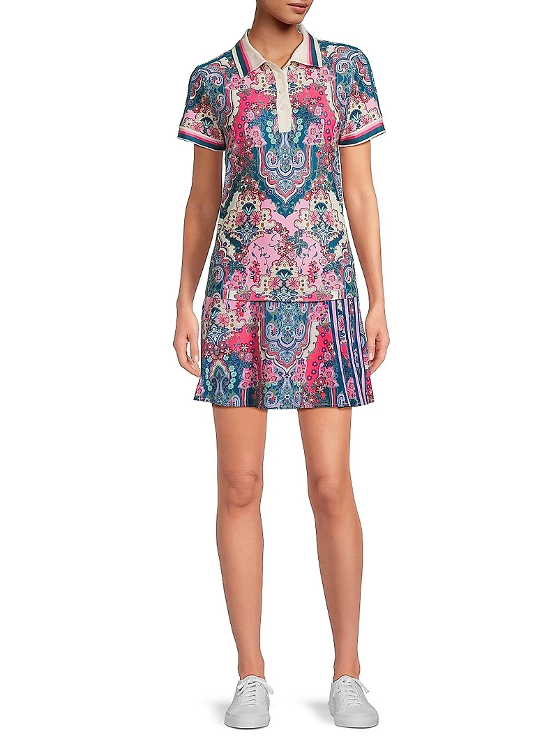 Melody Bee Active Paisley Tennis Skirt