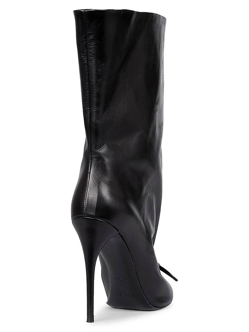 Low 90MM Leather Boots