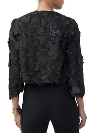 Dalina Embellished Lace Crop Jacket