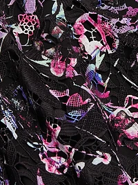 Manon Floral Lace Midi-Dress