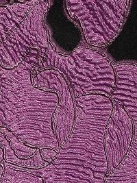 Mariele Metallic Floral Jacquard Gown