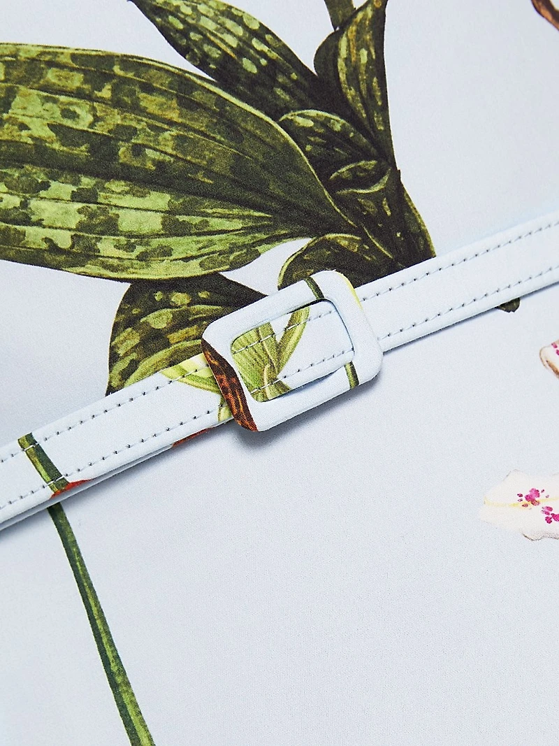 Orchid Poplin Tiered Dress