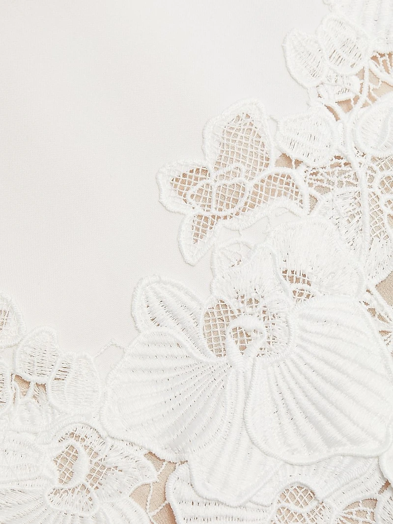 Orchid Guipure Cocktail Dress