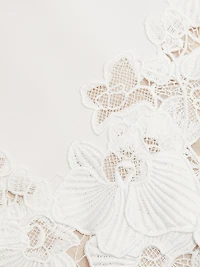 Orchid Guipure Cocktail Dress