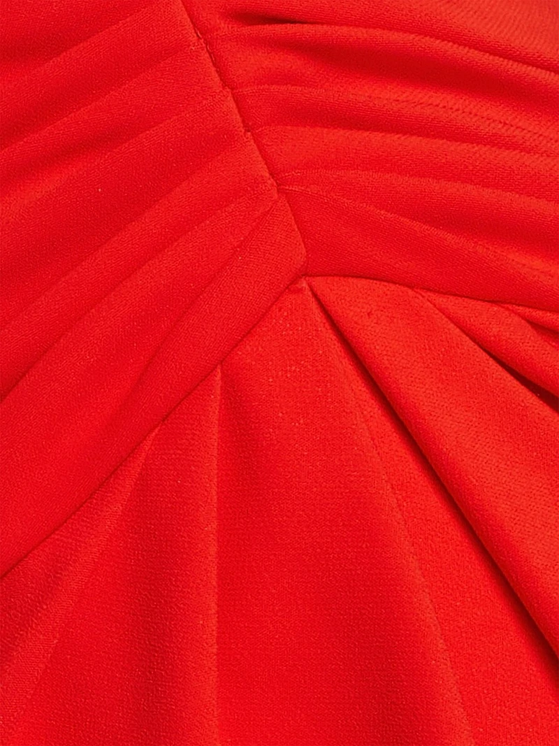 Ruched Strapless Gown