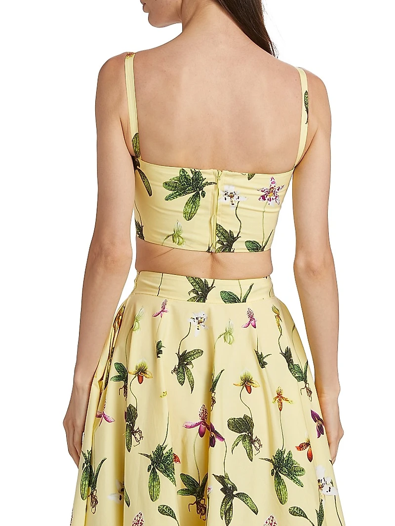Floral Cotton Crop Top