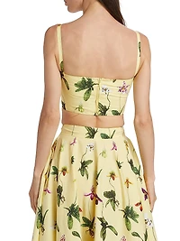 Floral Cotton Crop Top