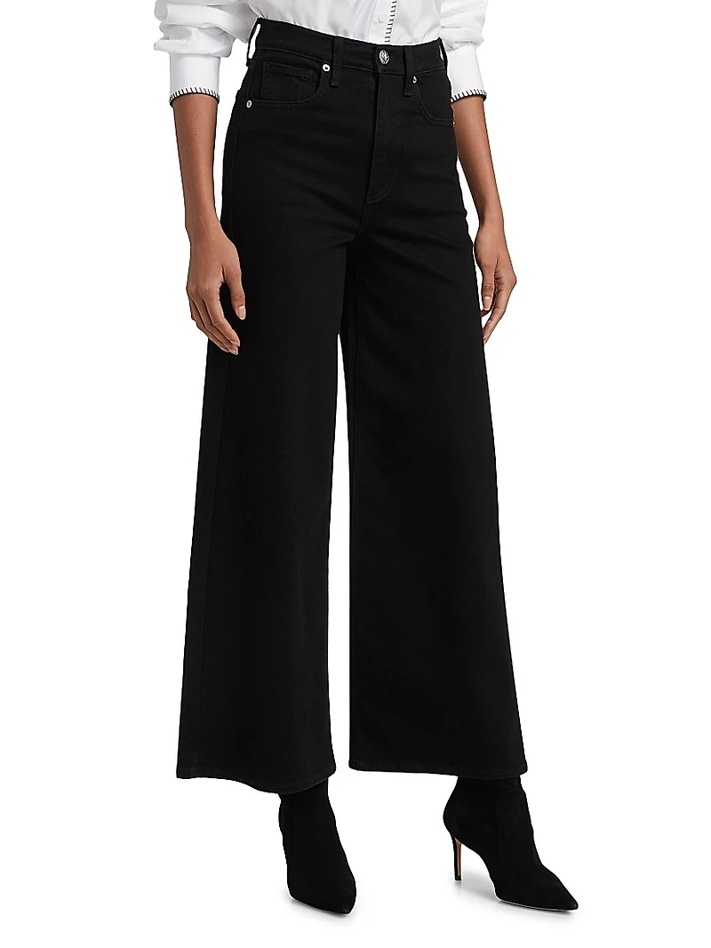 Flexi Sofie High-Rise Ankle Wide-Leg Jeans