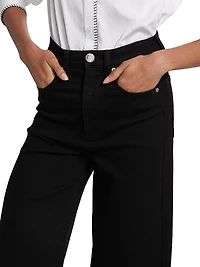 Flexi Sofie High-Rise Ankle Wide-Leg Jeans