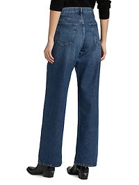 Shea High-Rise Relaxed Straight-Leg Jeans