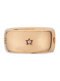 Iconica 18K Rose Gold & 0.20 TCW Diamond Wide Ring