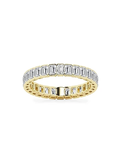 14K Gold & Emerald-Cut Lab-Grown Diamond Eternity Band/2.00-5.00 TCW