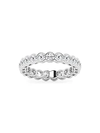 14K Gold & Round Lab-Grown Diamond Eternity Band/2.00-5.00 TCW