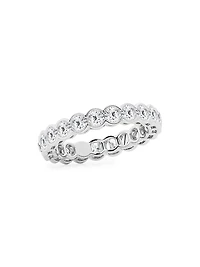 14K Gold & Round Lab-Grown Diamond Eternity Band/2.00-5.00 TCW