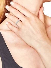 14K Gold & Round Lab-Grown Diamond Eternity Band/2.00-5.00 TCW