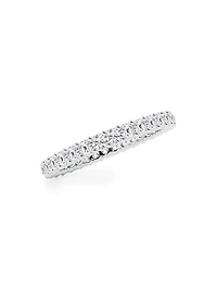 14K Gold & Round Lab-Grown Diamond Shared-Prong Eternity Band/1.00-5.00 TCW