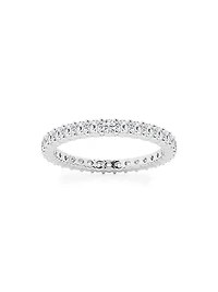 Platinum & Round Lab-Grown Diamond Shared-Prong Eternity Band/1.00-5.00 TCW