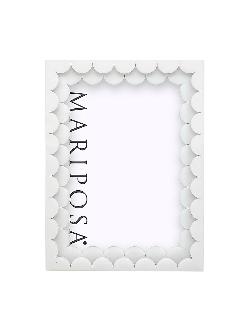 Welcome Home Acrylic Double Scallop Frame