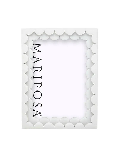 Welcome Home Acrylic Double Scallop Frame