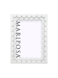 Welcome Home Acrylic Double Scallop Frame