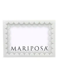 Welcome Home Acrylic Double Scallop Frame