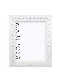 Welcome Home Acrylic Double Scallop Frame