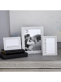 Welcome Home Acrylic Double Scallop Frame