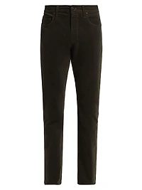Lennox Stretch Corduroy Straight-Leg Pants
