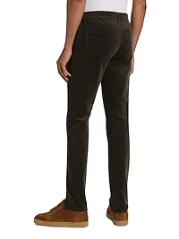 Lennox Stretch Corduroy Straight-Leg Pants