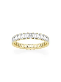 14K Yellow Gold & Emerald-Cut Lab-Grown Diamond Eternity Band/2.00-5.00 TCW