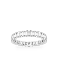 Platinum & Emerald-Cut Lab-Grown Diamond Eternity Band/2.00-5.00 TCW
