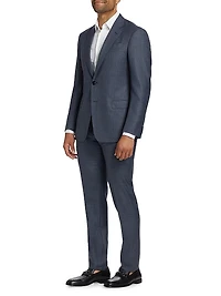 Micro Box Wool Suit