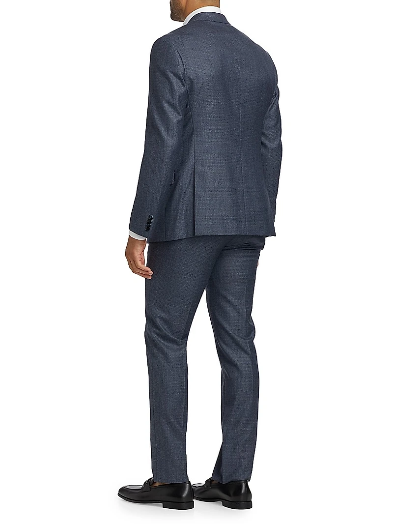 Micro Box Wool Suit
