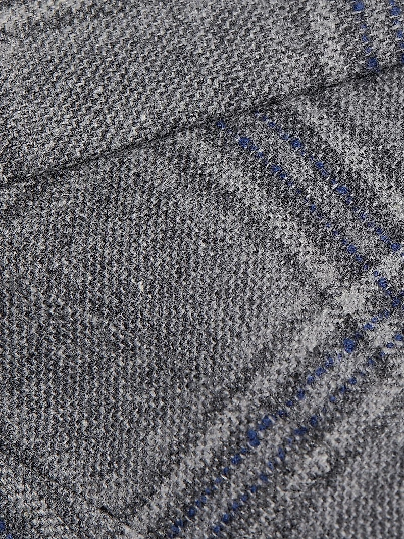 Plaid Wool & Cashmere Jacket