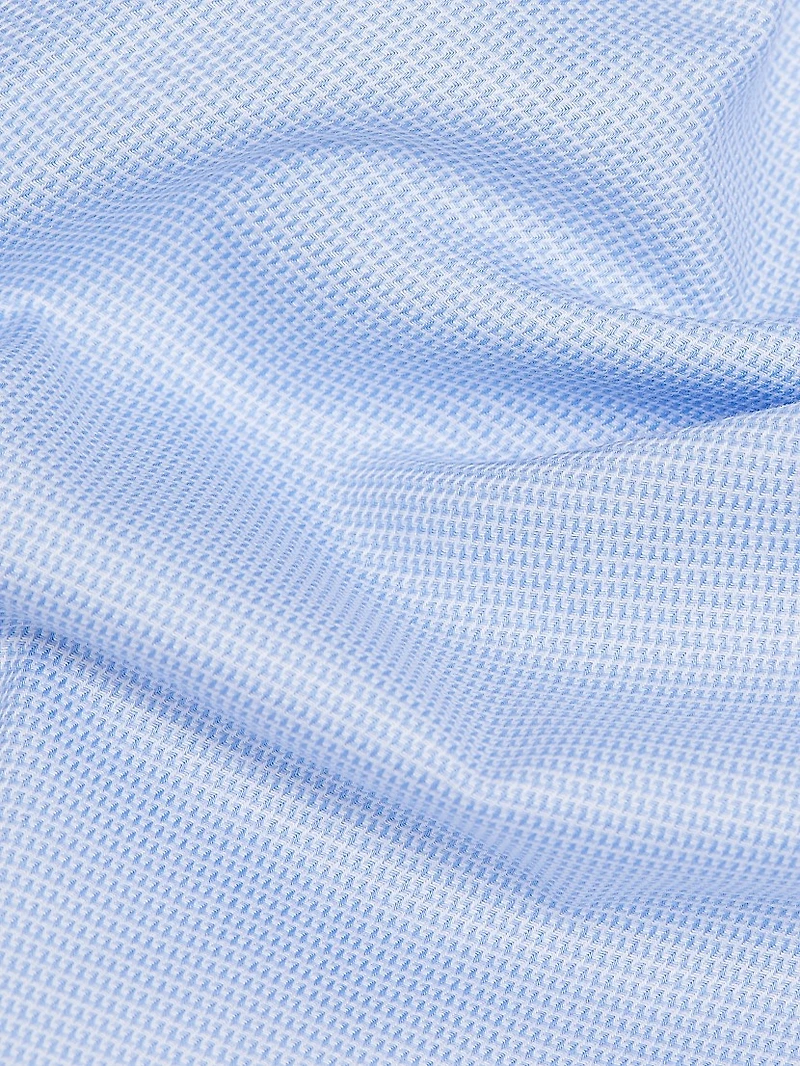 Slim Poplin Button-Up Shirt