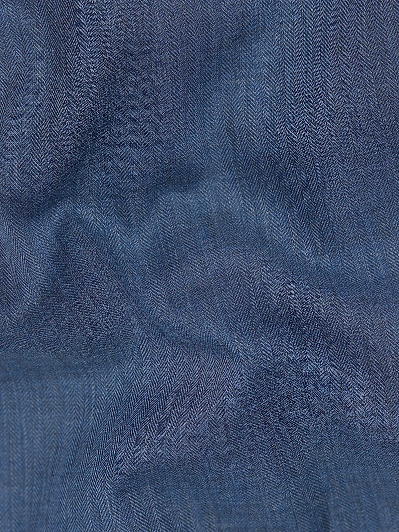 Woven Cotton Button-Up Shirt