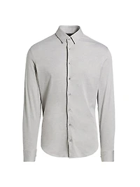 Stretch Slim Button-Up Shirt