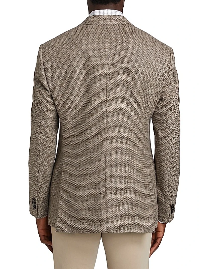 Textured Wool & Cashmere Jacket