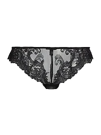 Voltaire Sheer Silk & Lace Panty
