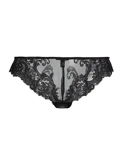 Voltaire Sheer Silk & Lace Panty