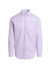 Woven Stripe Cotton Shirt