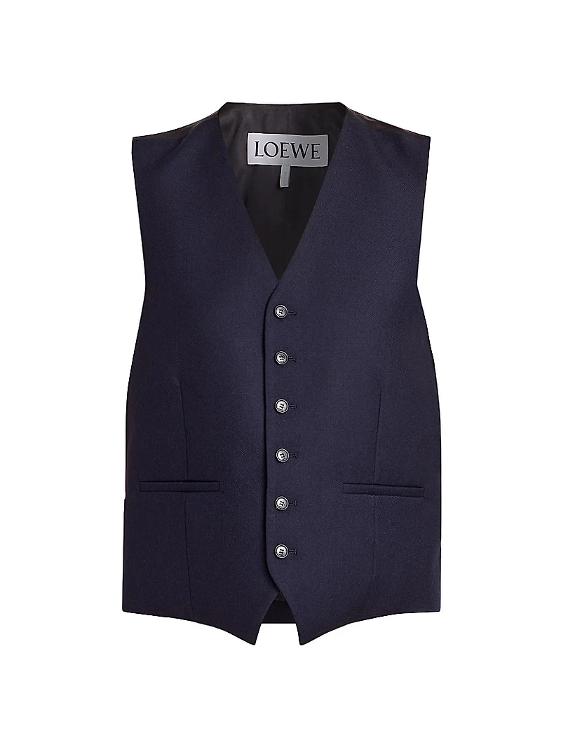 Wool-Blend Vest