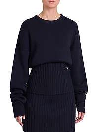 Cinched Wool Sweater