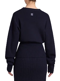 Cinched Wool Sweater