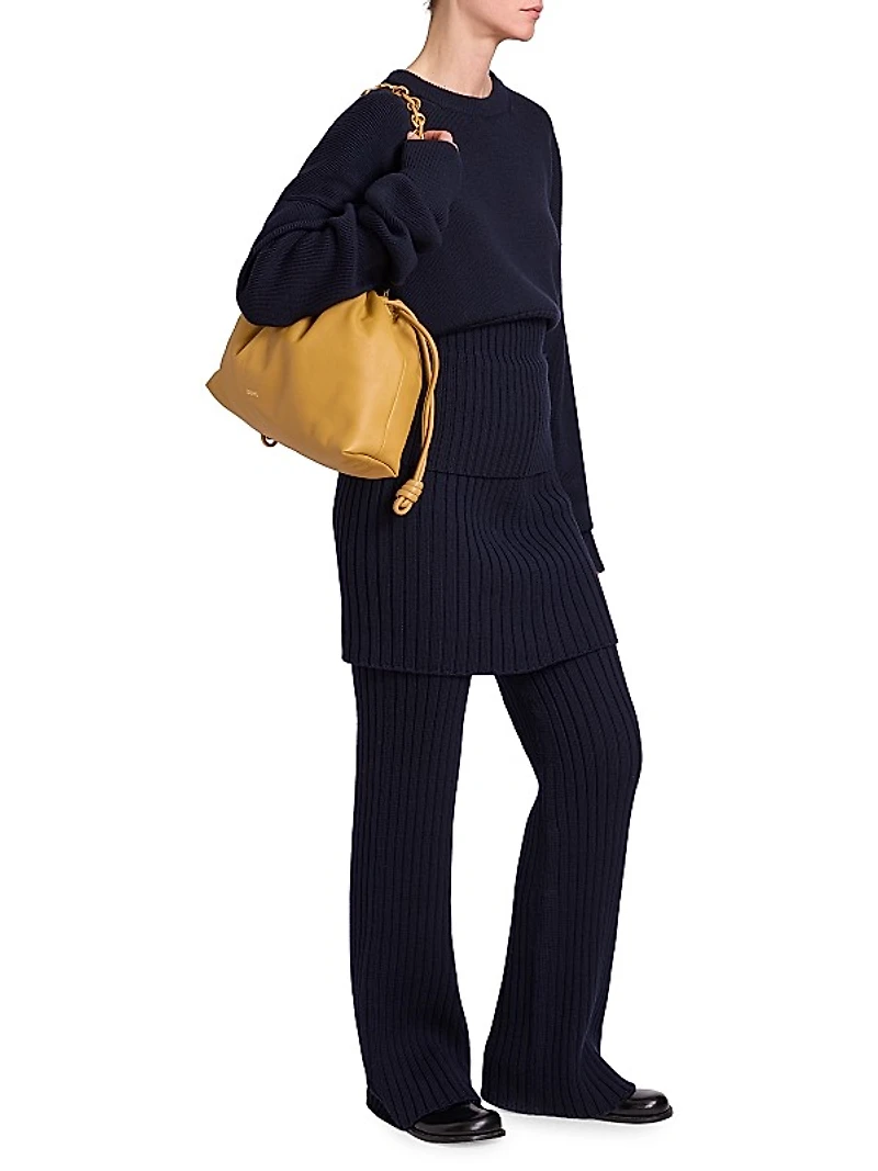 Cinched Wool Sweater