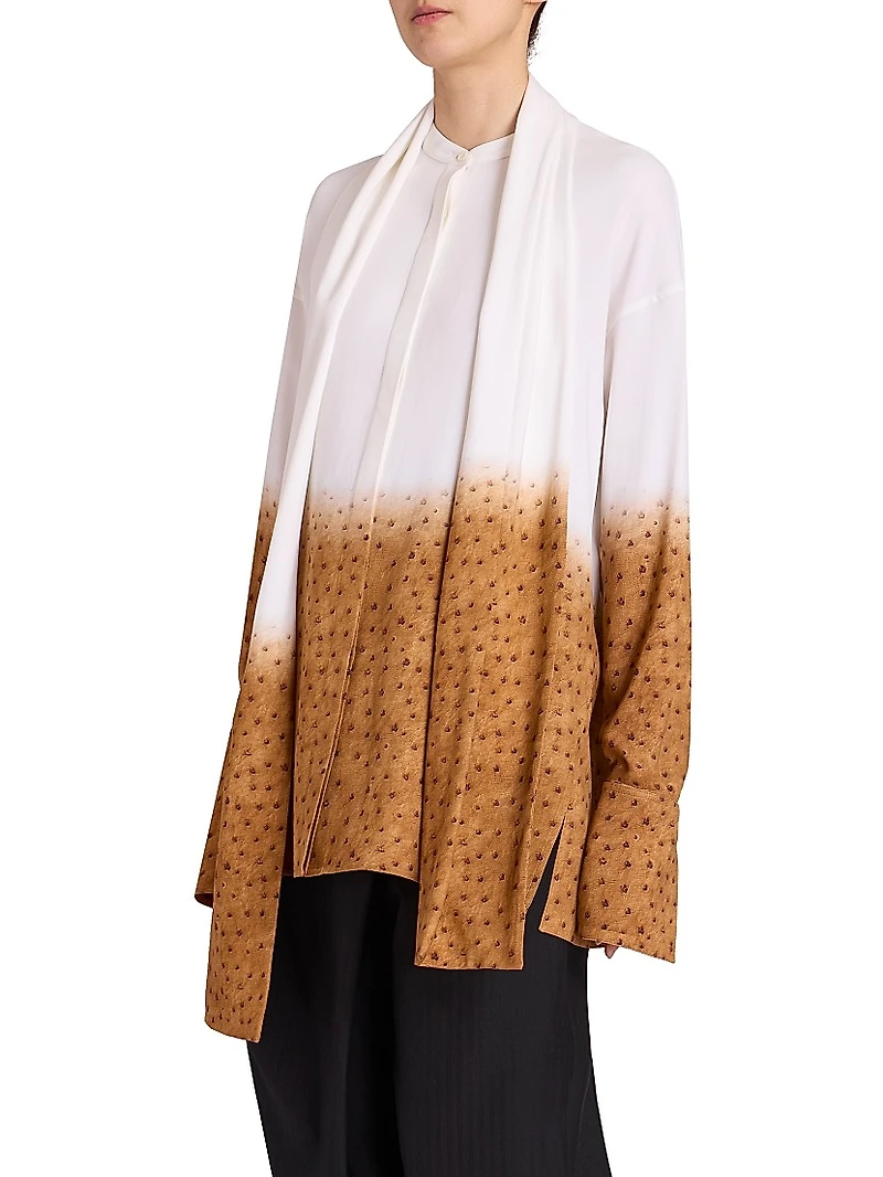 Scarf Soil Print Shirt
