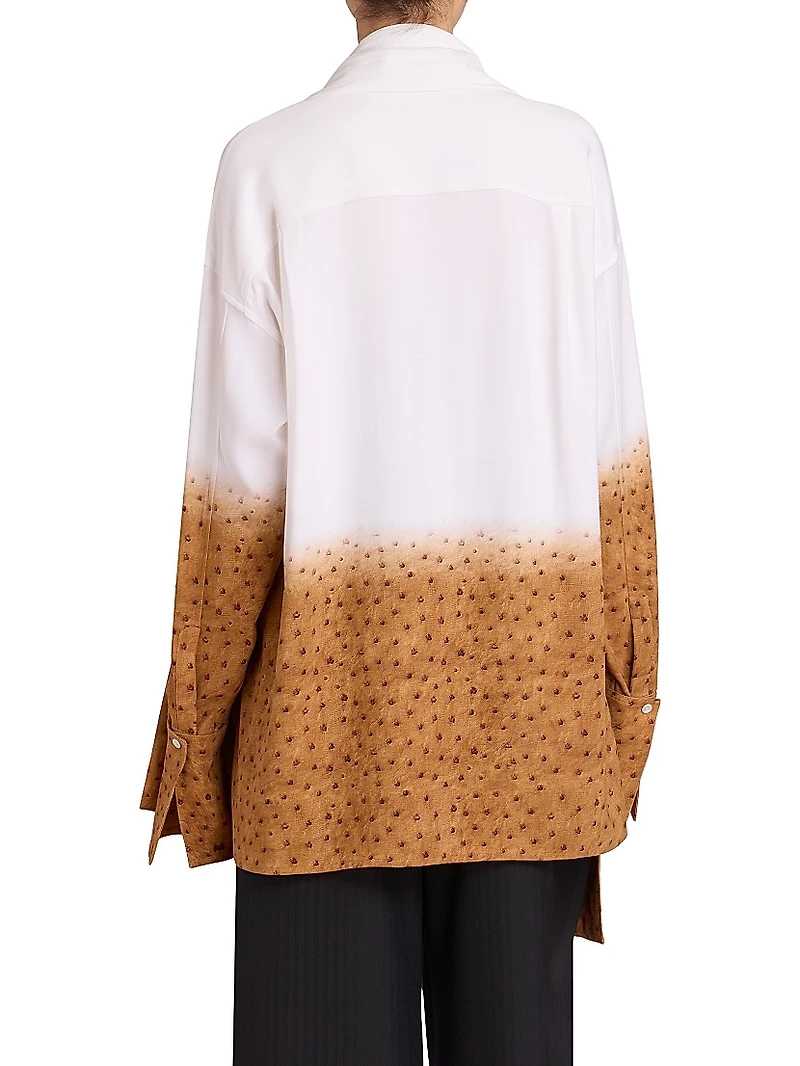 Scarf Soil Print Shirt