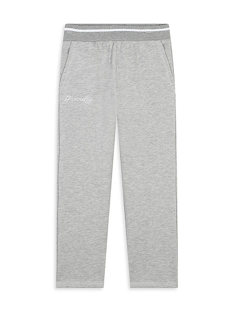 Little Girl's & Logo Fleece Leggings