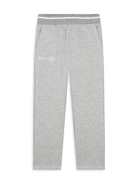 Little Girl's & Logo Fleece Leggings