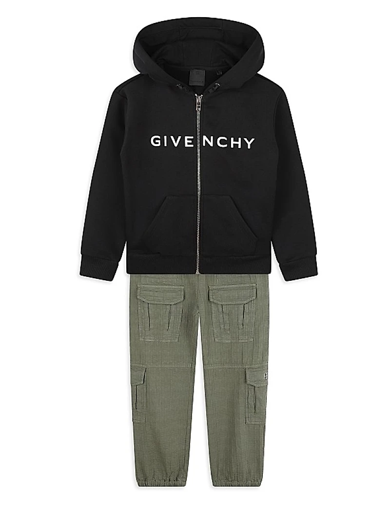 Little Girl's & Girl's Logo Full-Zip Hoodie